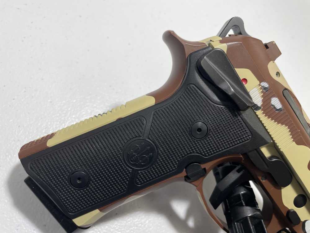 Beretta 92XI "Chocolate Chip" SAO 9mm – Rare Factory Finish -img-10