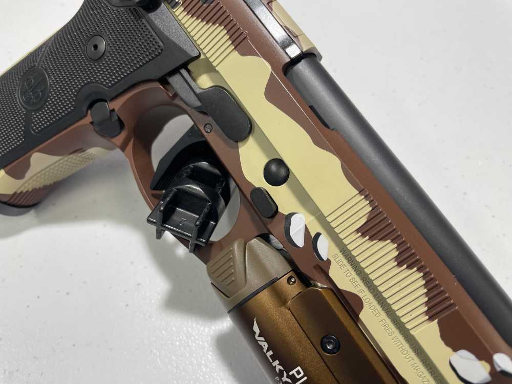 Beretta 92XI "Chocolate Chip" SAO 9mm – Rare Factory Finish -img-11
