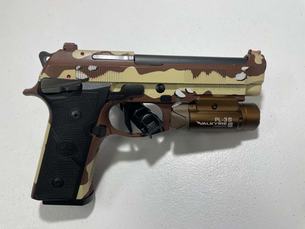 Beretta 92XI "Chocolate Chip" SAO 9mm – Rare Factory Finish -img-5