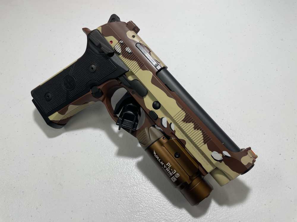 Beretta 92XI "Chocolate Chip" SAO 9mm – Rare Factory Finish -img-6