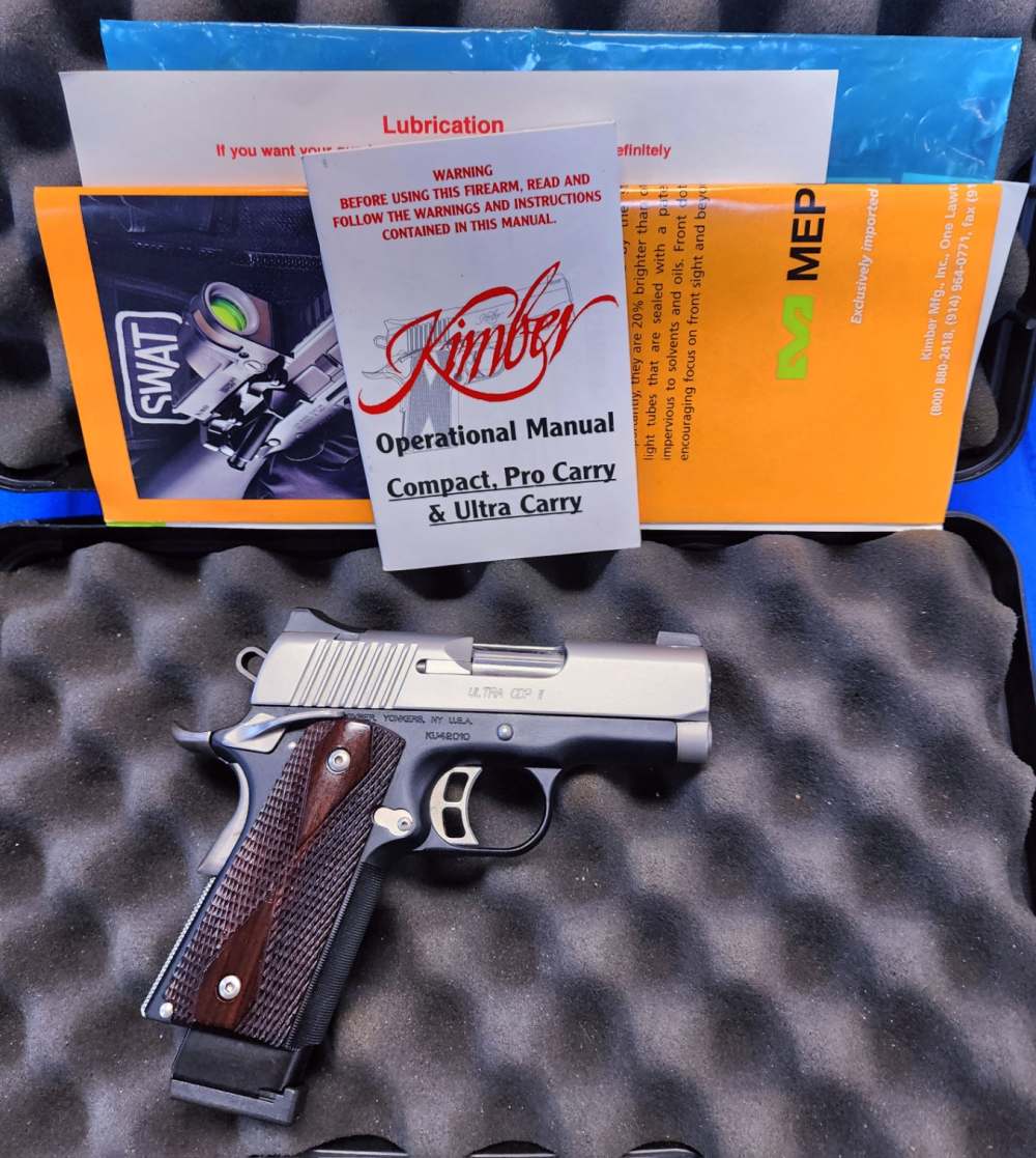 KIMBER ULTRA CDP II .45 ACP 3" TWO-TONE W/ CASE-img-0