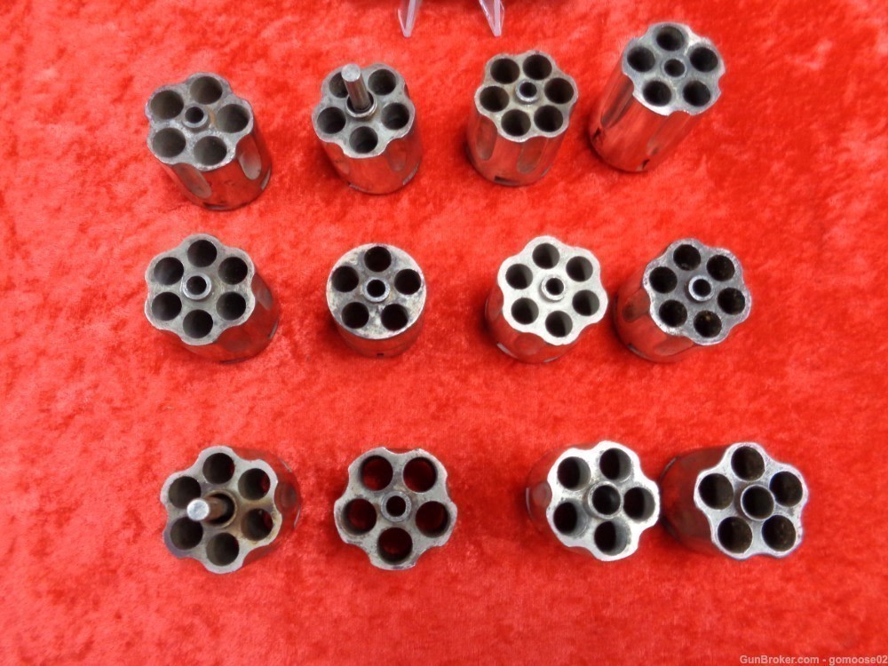 12 LOT Top Break Safety Automatic Revolver Cylinder Ejector Nickel 32 S&W-img-11