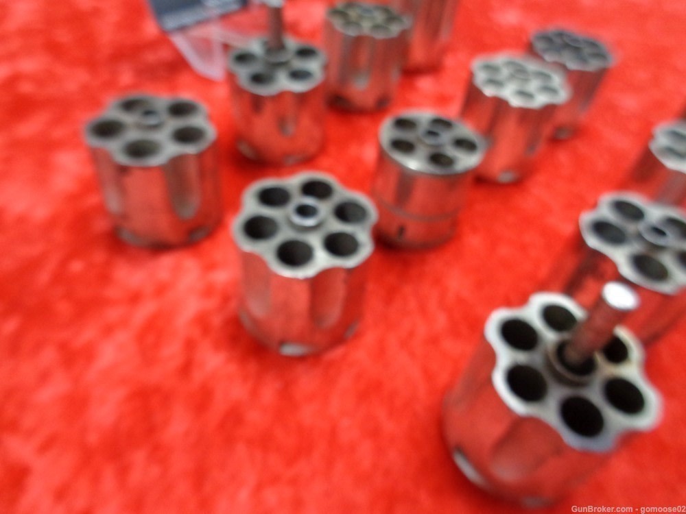 12 LOT Top Break Safety Automatic Revolver Cylinder Ejector Nickel 32 S&W-img-13