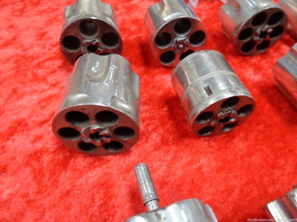 12 LOT Top Break Safety Automatic Revolver Cylinder Ejector Nickel 32 S&W-img-8