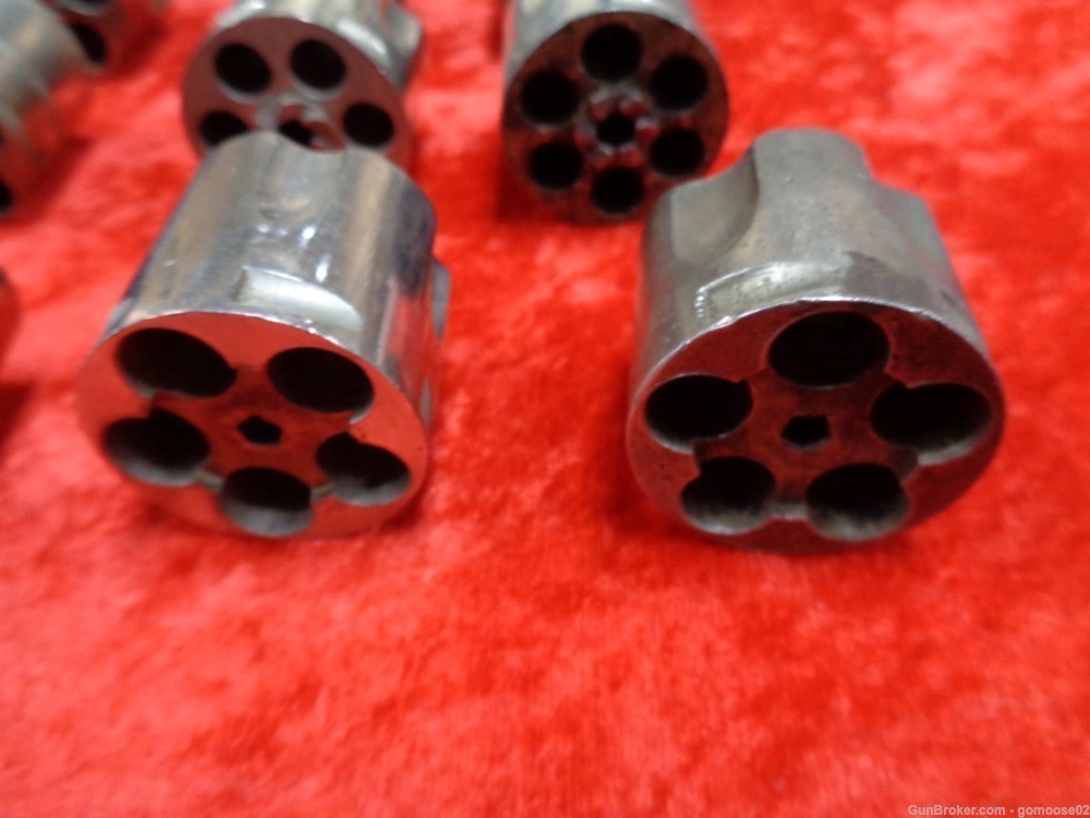12 LOT Top Break Safety Automatic Revolver Cylinder Ejector Nickel 32 S&W-img-6