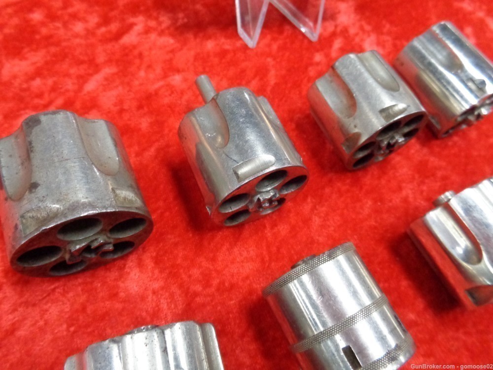 12 LOT Top Break Safety Automatic Revolver Cylinder Ejector Nickel 32 S&W-img-4