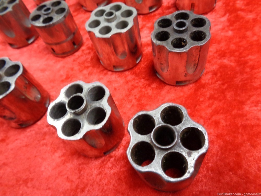 12 LOT Top Break Safety Automatic Revolver Cylinder Ejector Nickel 32 S&W-img-14