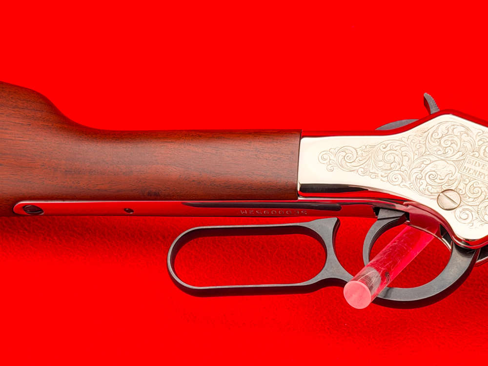 Factory Engraved Henry Golden Boy Silver Eagle .22 WMR 20" Octagon-img-19