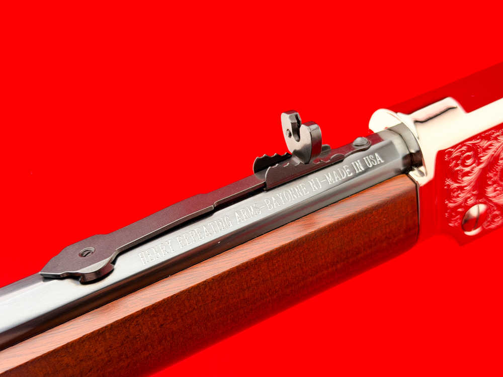 Factory Engraved Henry Golden Boy Silver Eagle .22 WMR 20" Octagon-img-35