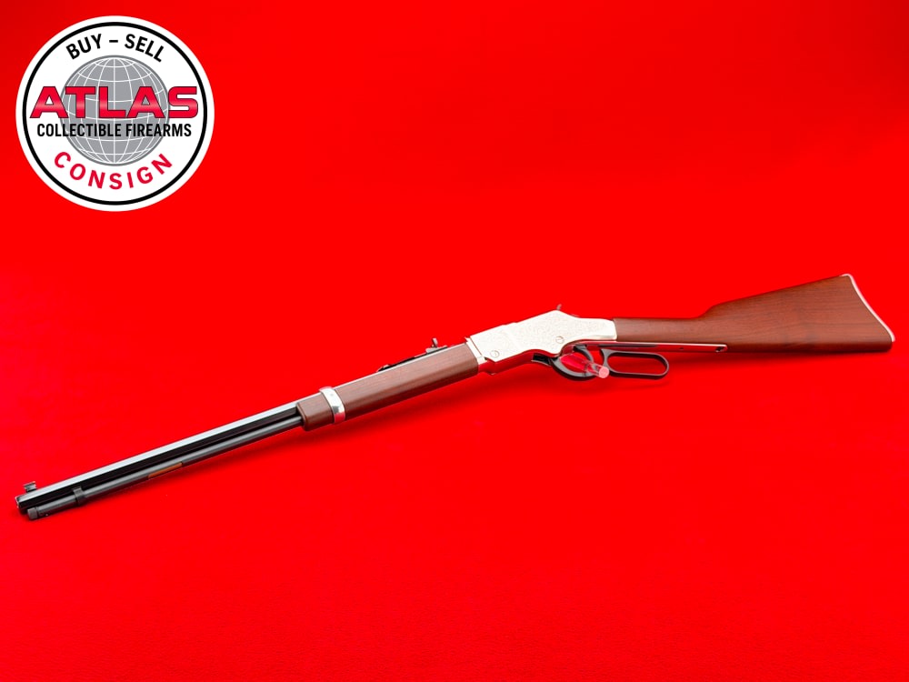 Factory Engraved Henry Golden Boy Silver Eagle .22 WMR 20" Octagon-img-3