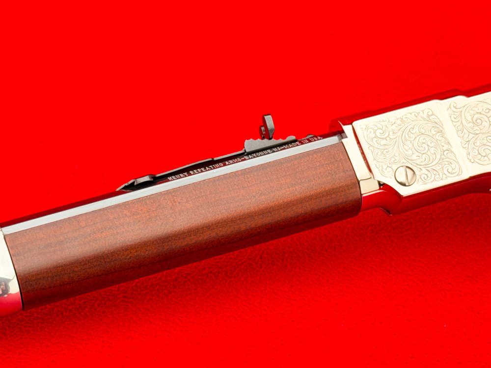 Factory Engraved Henry Golden Boy Silver Eagle .22 WMR 20" Octagon-img-8