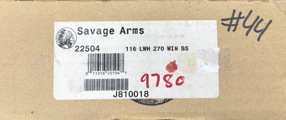 New! Old Stock! Penny Bid! Savage Arms Model 116 270Win 20" 22504-img-6