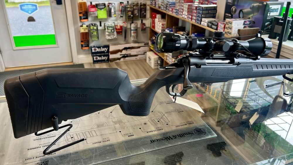 Savage Axis XP Compact 6.5 Creedmoor 20 inch with Viridian 3-9x40 Scope-img-1