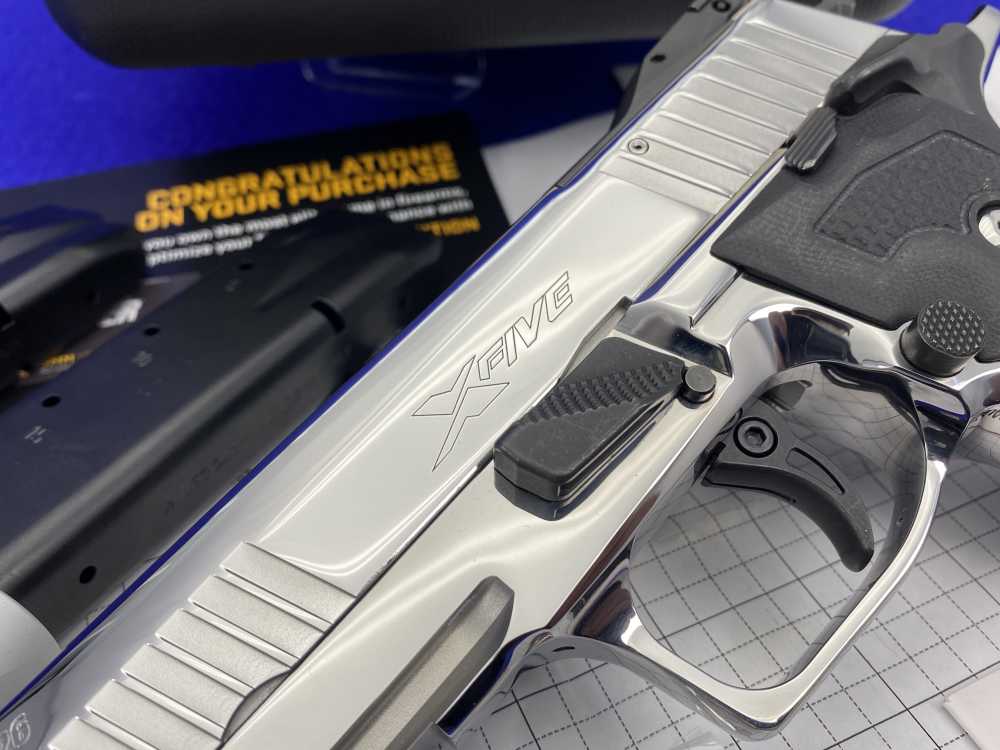 ULTIMATE BRIGHT STAINLESS Sig Sauer P226 X-Five CUSTOM WORKS 9mm Luger 100%-img-12