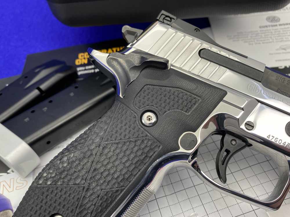 ULTIMATE BRIGHT STAINLESS Sig Sauer P226 X-Five CUSTOM WORKS 9mm Luger 100%-img-15