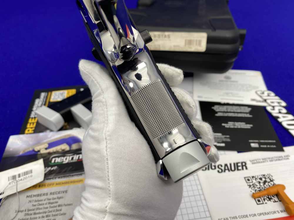 ULTIMATE BRIGHT STAINLESS Sig Sauer P226 X-Five CUSTOM WORKS 9mm Luger 100%-img-33