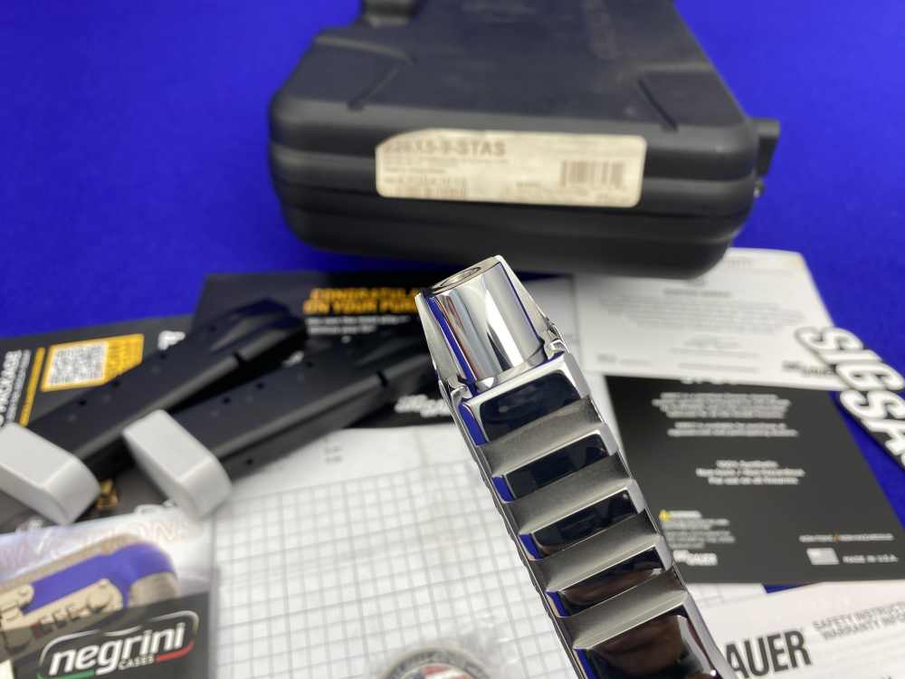 ULTIMATE BRIGHT STAINLESS Sig Sauer P226 X-Five CUSTOM WORKS 9mm Luger 100%-img-37