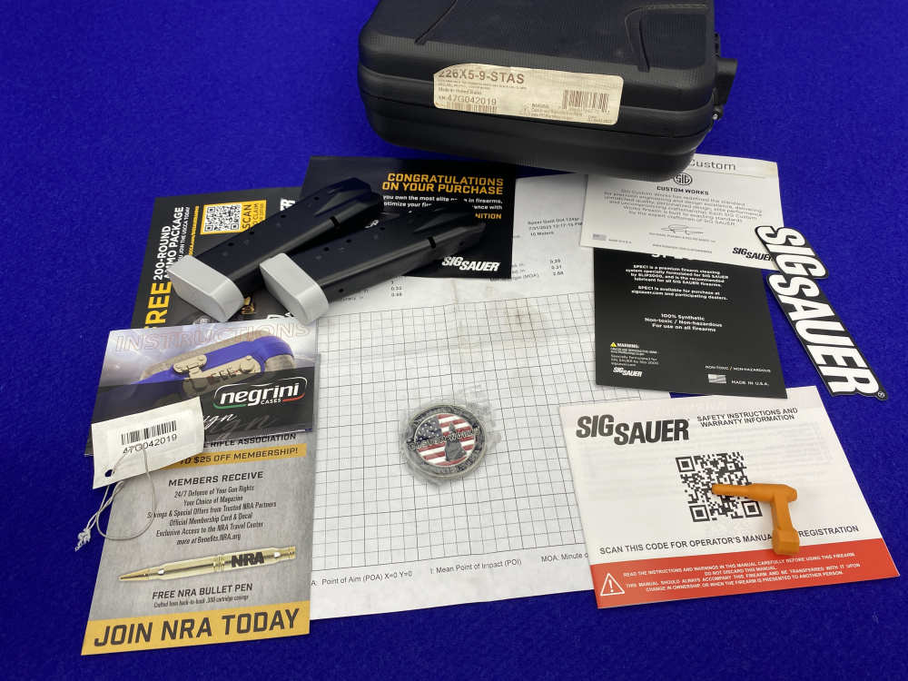 ULTIMATE BRIGHT STAINLESS Sig Sauer P226 X-Five CUSTOM WORKS 9mm Luger 100%-img-47