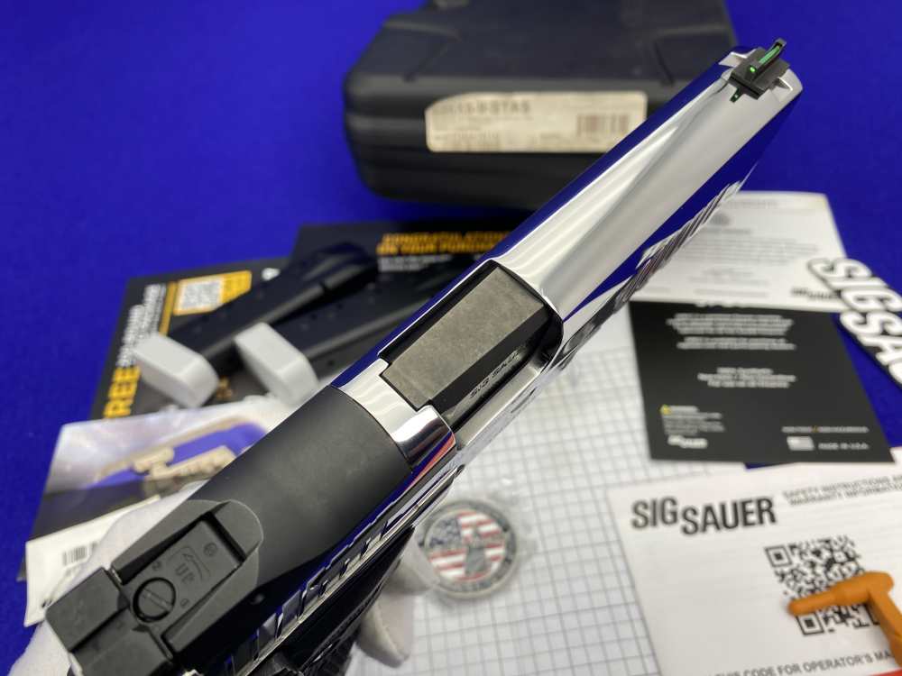 ULTIMATE BRIGHT STAINLESS Sig Sauer P226 X-Five CUSTOM WORKS 9mm Luger 100%-img-29
