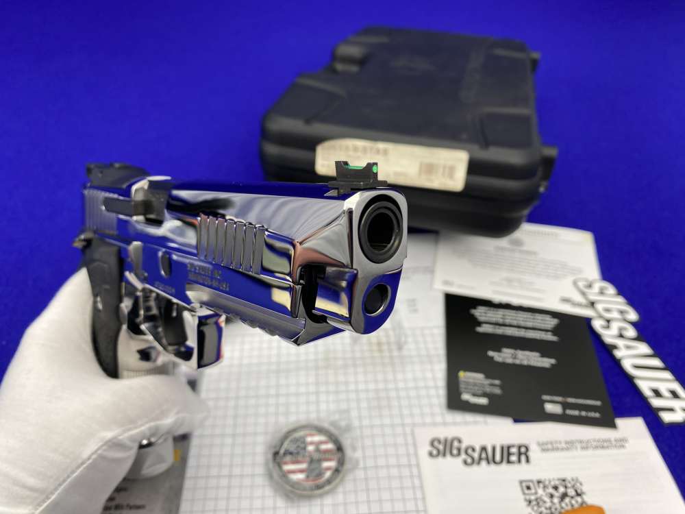 ULTIMATE BRIGHT STAINLESS Sig Sauer P226 X-Five CUSTOM WORKS 9mm Luger 100%-img-38