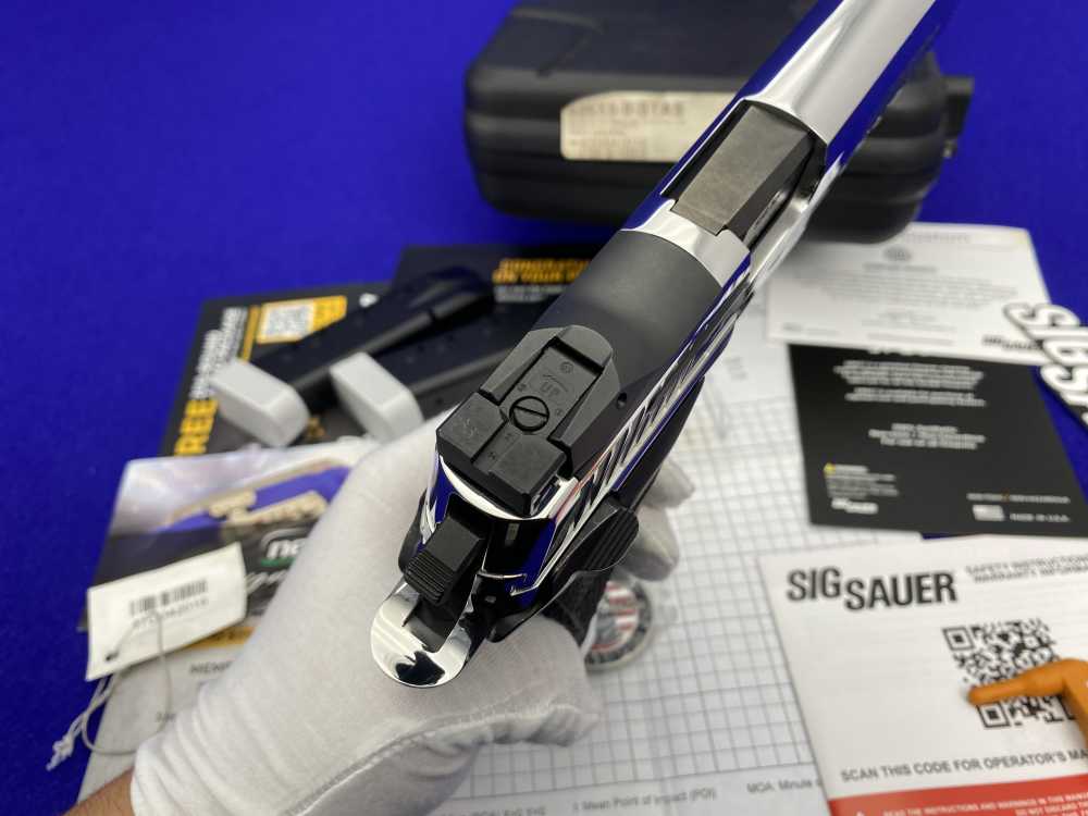 ULTIMATE BRIGHT STAINLESS Sig Sauer P226 X-Five CUSTOM WORKS 9mm Luger 100%-img-28