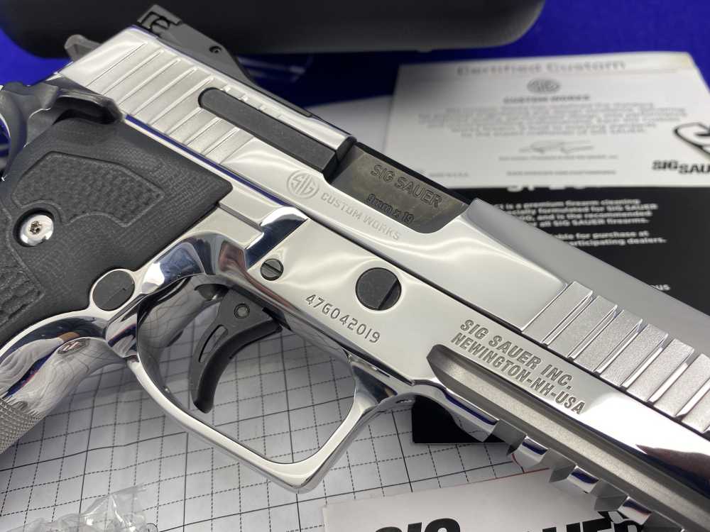 ULTIMATE BRIGHT STAINLESS Sig Sauer P226 X-Five CUSTOM WORKS 9mm Luger 100%-img-18