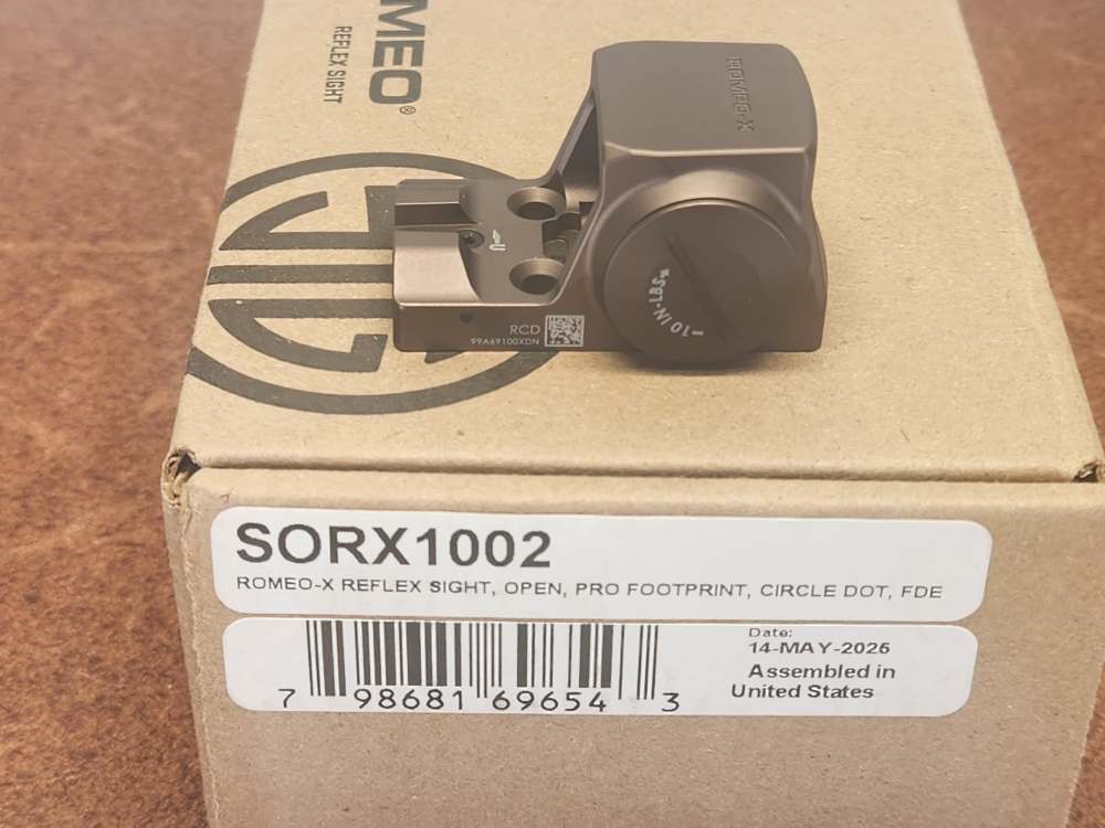Sig Sauer Romeo-X Reflex Sight Circle Dot FDE-img-1