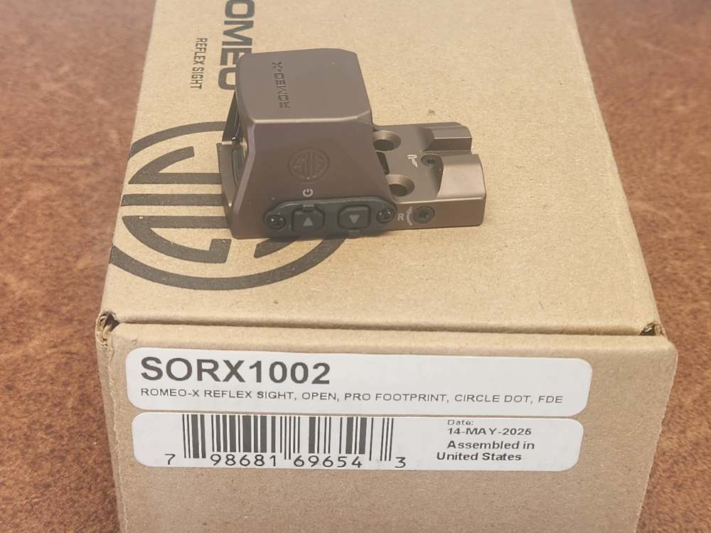 Sig Sauer Romeo-X Reflex Sight Circle Dot FDE-img-0