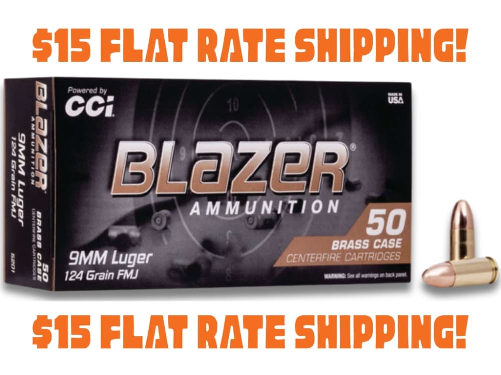 CCI Blazer 9mm Luger 124gr FMJ 1000 Rounds-img-0
