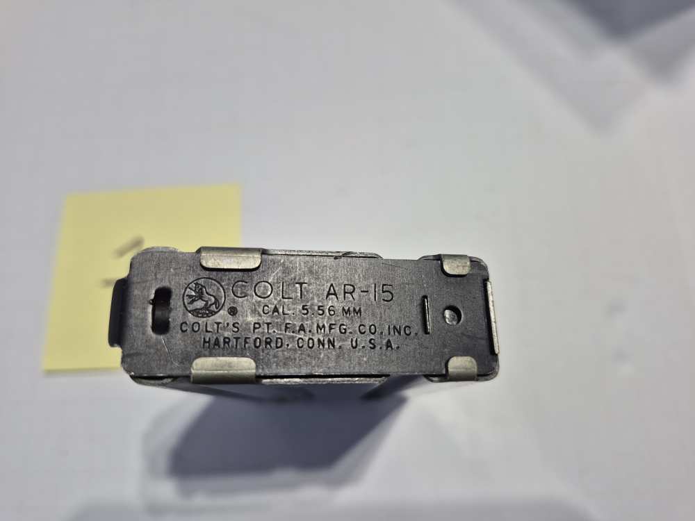 Colt 20 Round Magazine Marked 5.56 mm Steel follower Retro AR -img-5