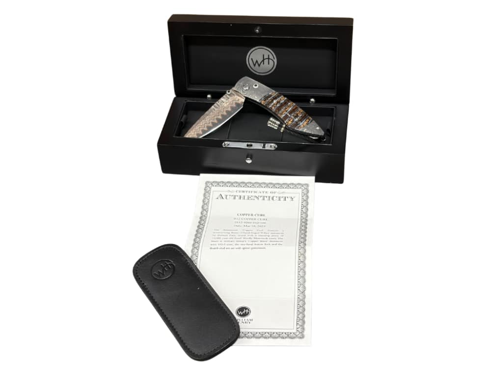 William Henry B12 Copper Curl Pocket Knife -img-1