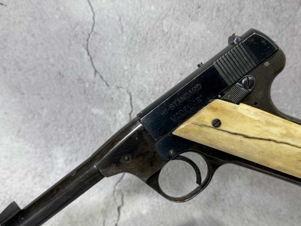 Hi Standard model B Type 1-A 1932 22LR 4.5" four digit serial -img-2