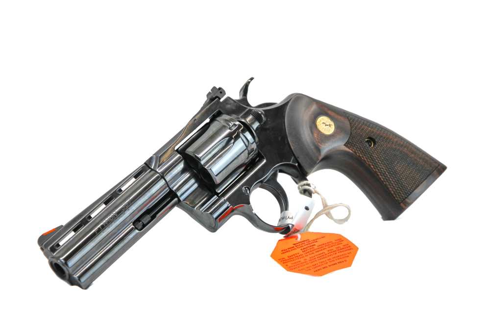 Brand New Colt Python .357 Magnum - Blued Finish - Wood Grips - PB016824-img-0