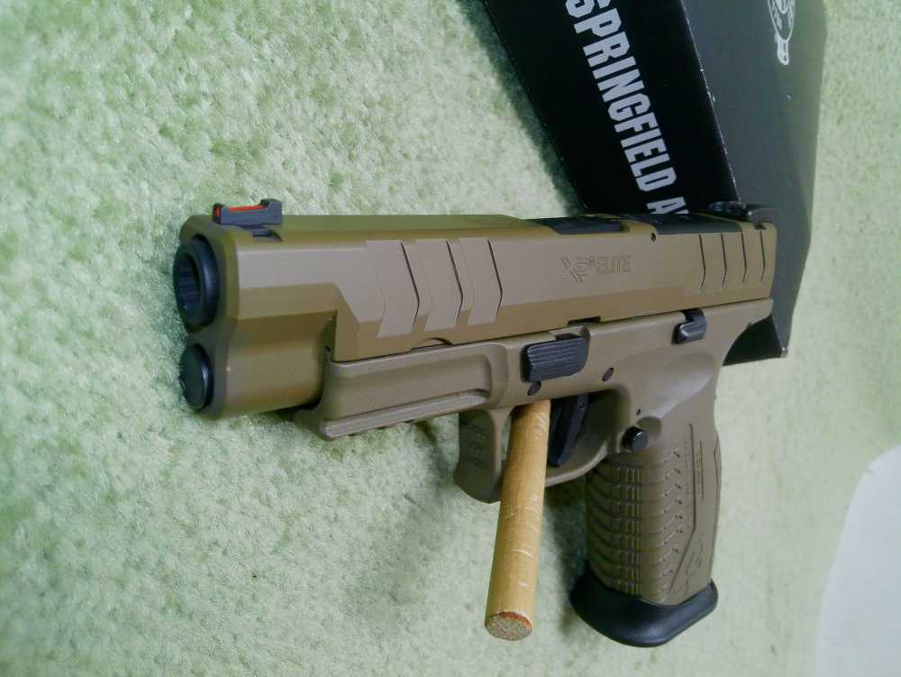 Springfield XD-M Elite 10mm OSP Optic Rdy FDE X2 15rnd Excellent Condition!-img-4