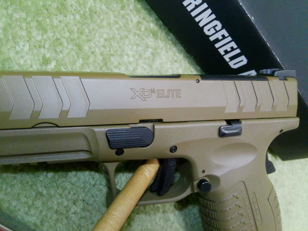 Springfield XD-M Elite 10mm OSP Optic Rdy FDE X2 15rnd Excellent Condition!-img-3