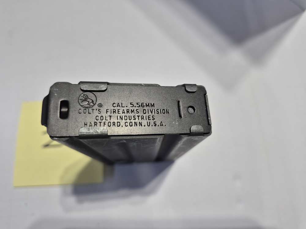 Colt 20 Round Magazine Black Plastic Follower 5.56mm Retro AR Vietnam Era-img-5
