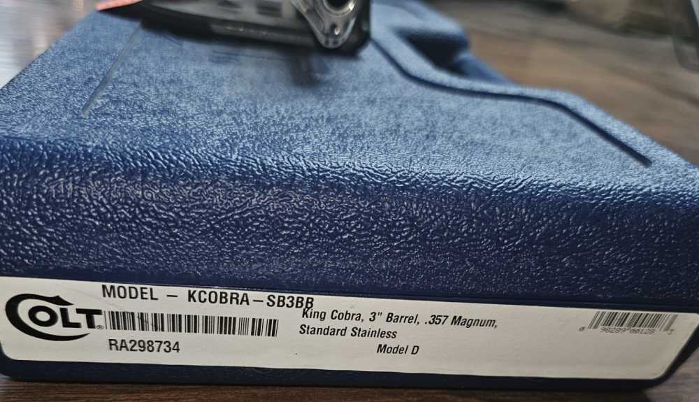Colt King Cobra 357 Mag 6 Round Revolver 3" Barrel-img-18