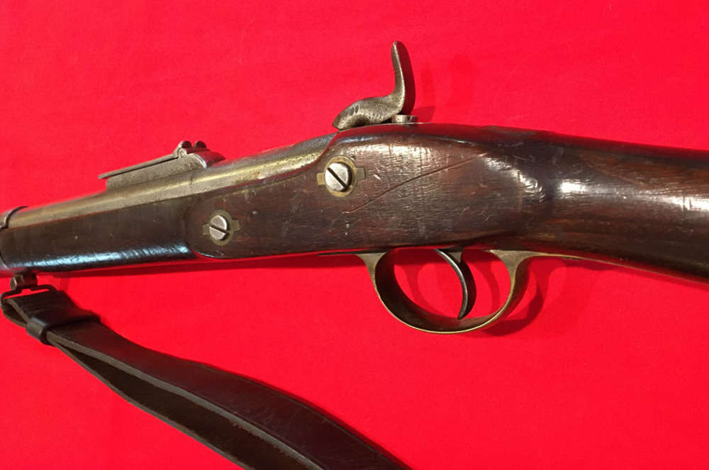 Confederate Capture & Collected "Q" Mkd. Drissen Co. Belgian Enfield Rifle-img-33