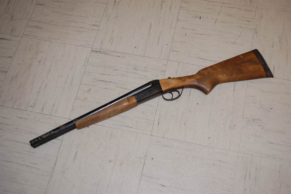 Savage Stevens Model 311R Series J Side By Side Shotgun 12GA SxS 18" USED-img-0