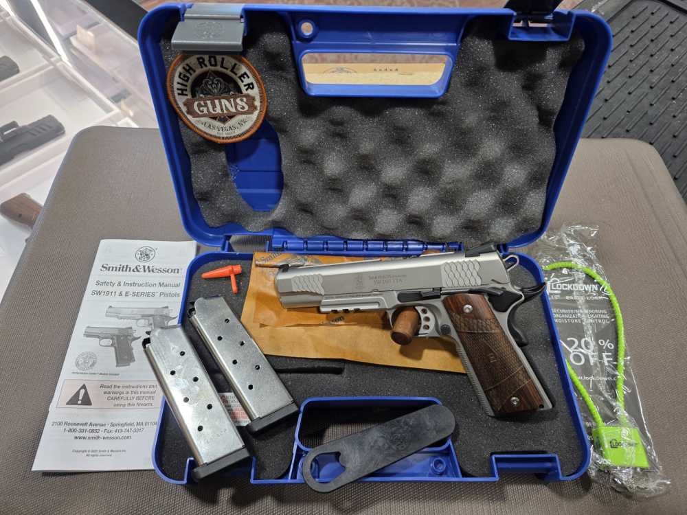 NEW SMITH & WESSON SW1911TA E-SERIES TACTICAL RAIL .45 ACP  108411-img-2