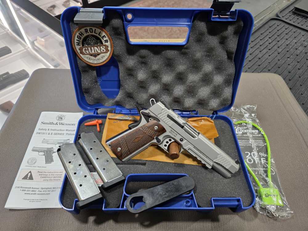 NEW SMITH & WESSON SW1911TA E-SERIES TACTICAL RAIL .45 ACP  108411-img-1