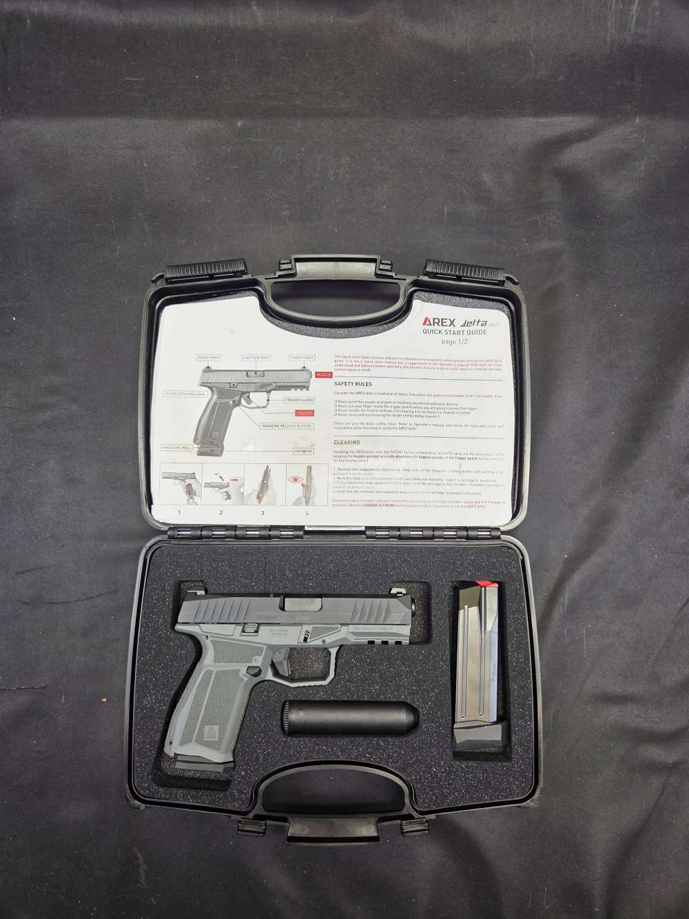 Arex Delta Gen 2 9mm Pistol Used Like New with Box-img-0