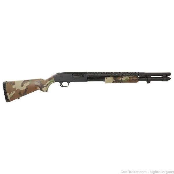 NEW Mossberg 590 Woodland 20.75" 12 Gauge Pump Action Shotgun 8+1rd-img-0