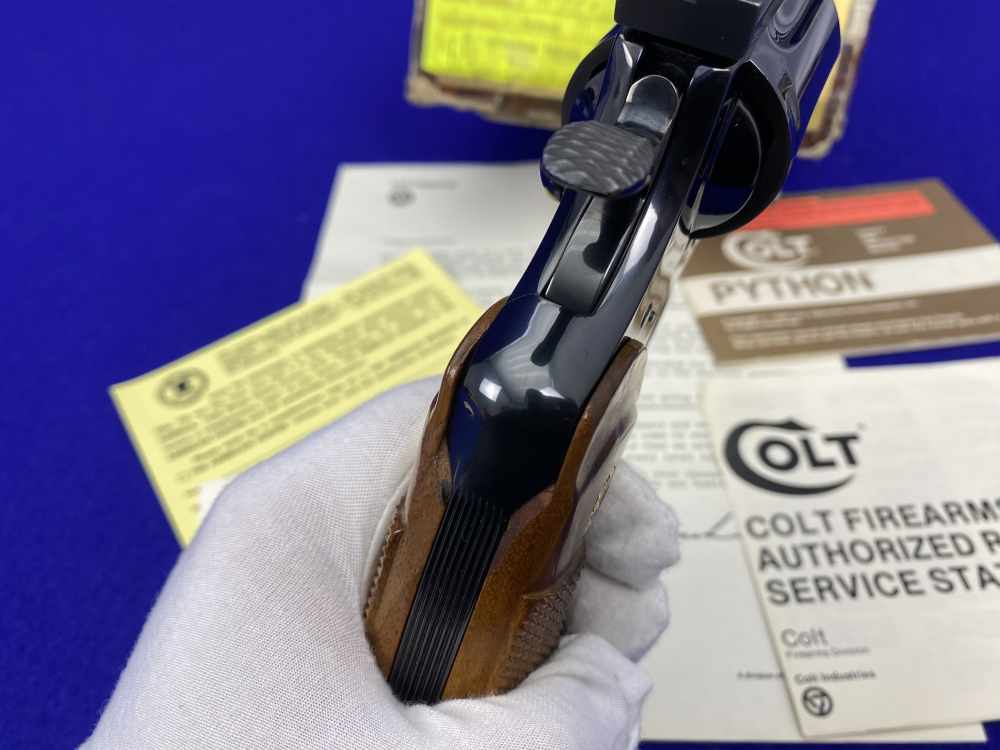MINT & COMPLETE Colt Python .357Mag Royal Blue 6" COVETED COLT CUSTOM SHOP-img-27