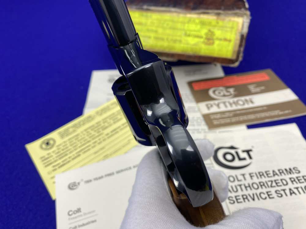 MINT & COMPLETE Colt Python .357Mag Royal Blue 6" COVETED COLT CUSTOM SHOP-img-38