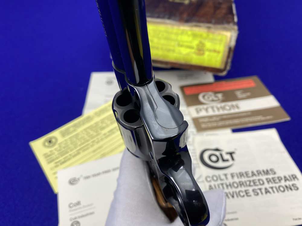 MINT & COMPLETE Colt Python .357Mag Royal Blue 6" COVETED COLT CUSTOM SHOP-img-39