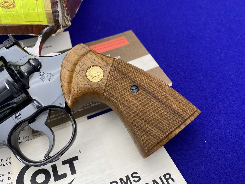 MINT & COMPLETE Colt Python .357Mag Royal Blue 6" COVETED COLT CUSTOM SHOP-img-3