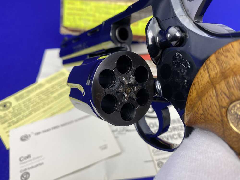 MINT & COMPLETE Colt Python .357Mag Royal Blue 6" COVETED COLT CUSTOM SHOP-img-51