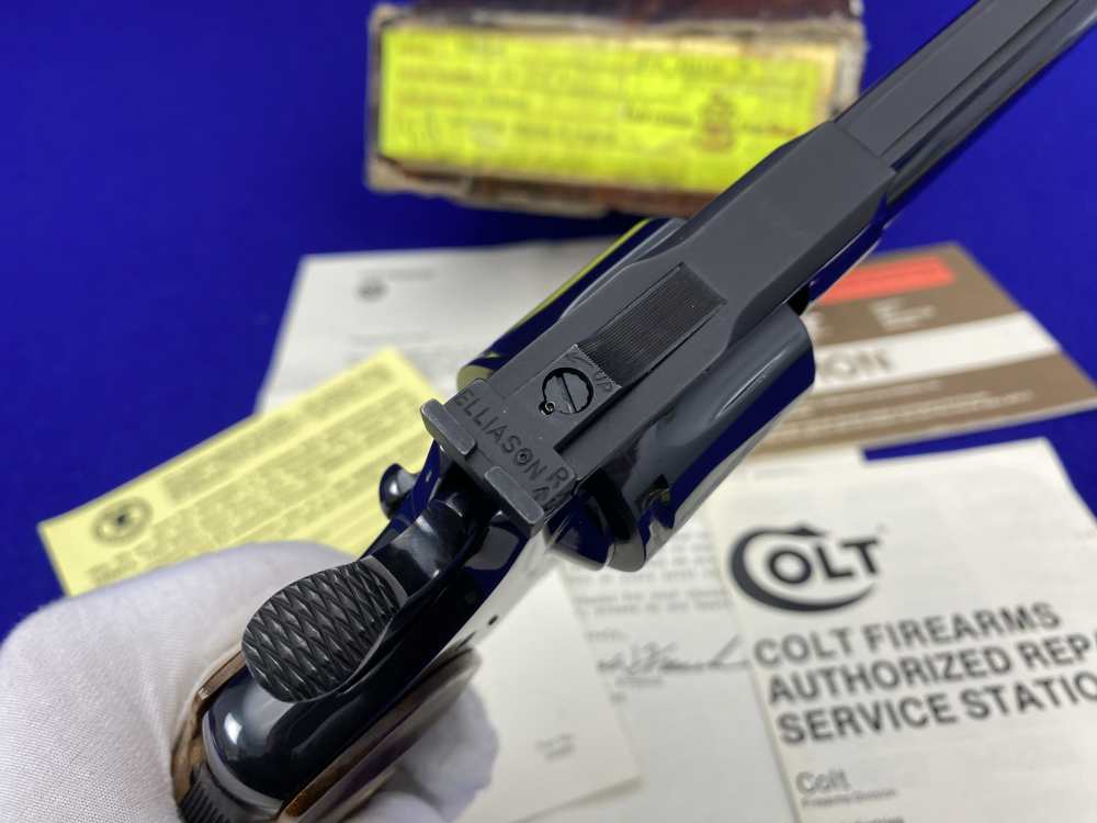 MINT & COMPLETE Colt Python .357Mag Royal Blue 6" COVETED COLT CUSTOM SHOP-img-30