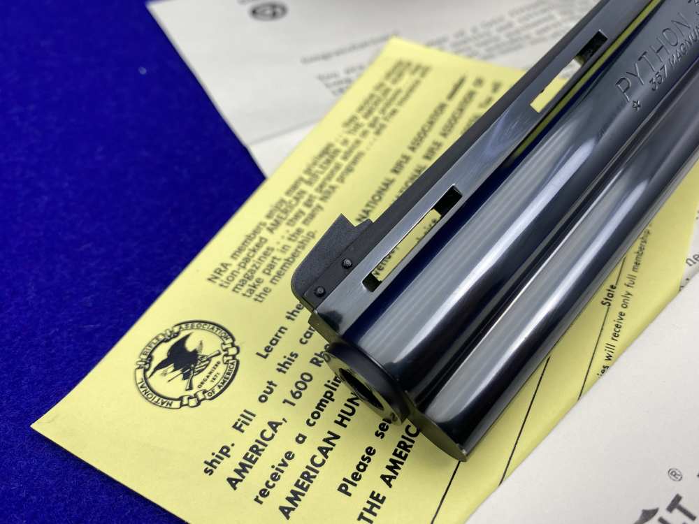 MINT & COMPLETE Colt Python .357Mag Royal Blue 6" COVETED COLT CUSTOM SHOP-img-10